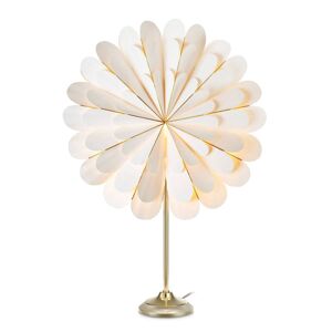 Markslöjd Dekorační hvězda Marigold stolní lampa, bílá/mosaz