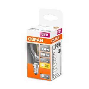 OSRAM OSRAM LED žárovka E14 Classic P 5,5W 2.700K čirá