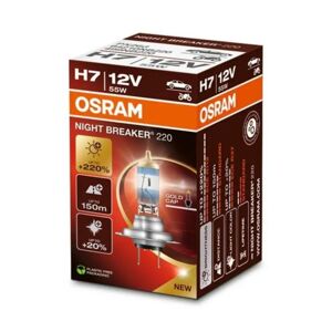 OSRAM H7 12V 55W PX26d NIGHT BREAKER 220 +220% 1ks 64210NB220