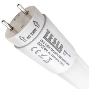 TESLA - LED trubice, SMD technologie, T8, G13, 1500mm, 28W, 230V, 4004lm, 5000K, mléčná T8152850-3SE