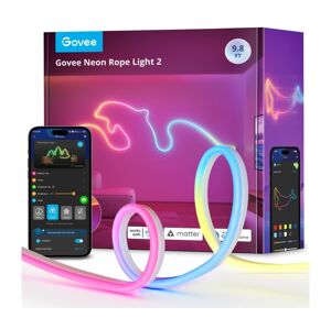 Govee Govee - Neon 2 MATTER ohebný LED pásek 3m RGBIC Wi-Fi IP67