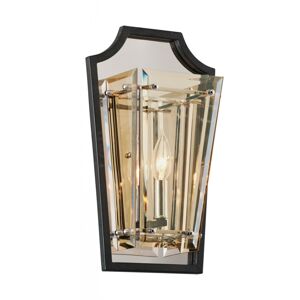 HUDSON VALLEY nástěnné svítidlo DOMAIN kov/sklo zlatá/matná G9 1x4W B5591-CE
